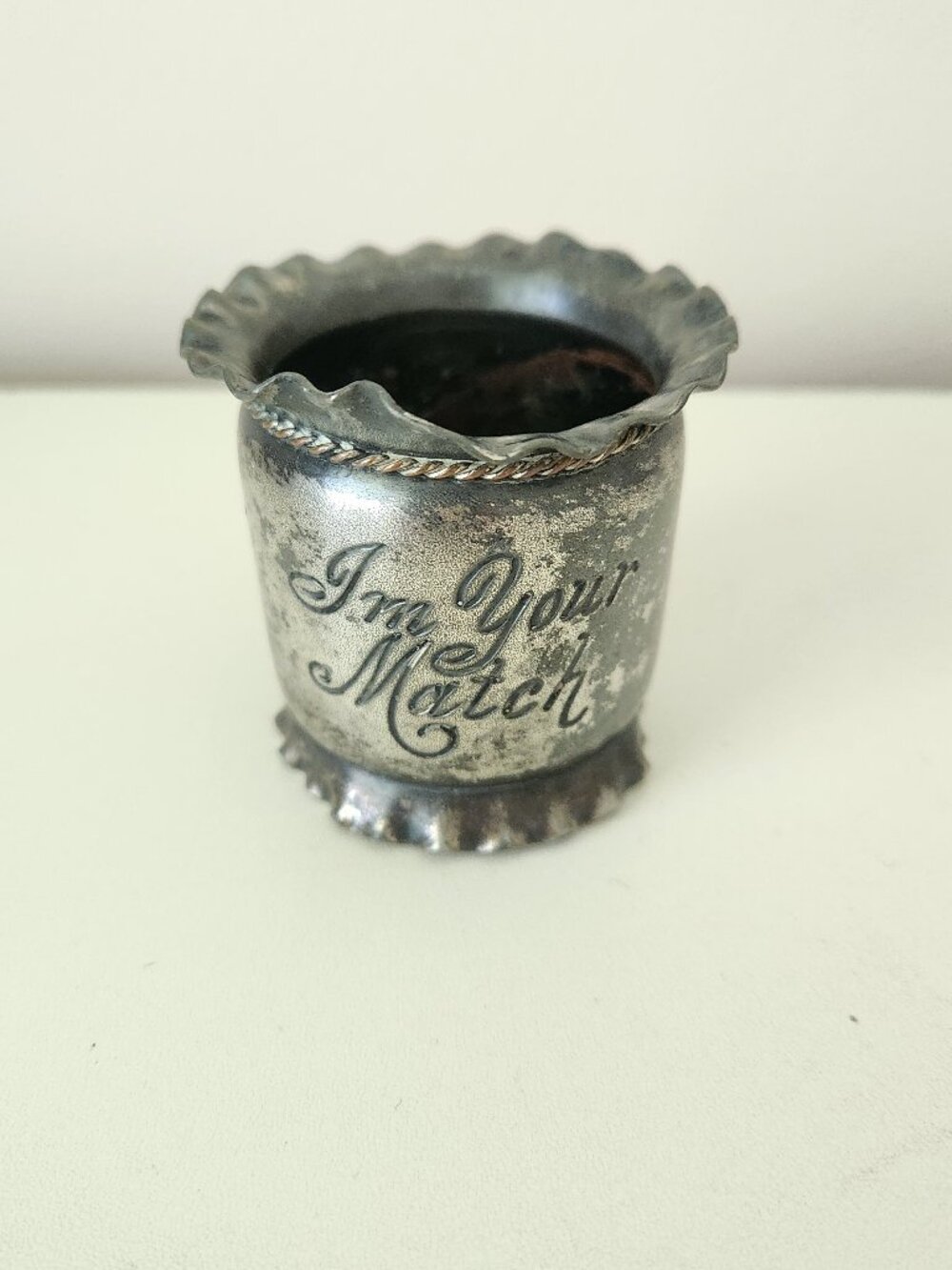 Antique Victorian Era Canadian Match Holder